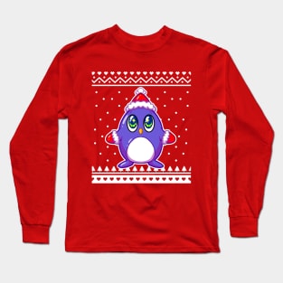 Christmas Sweater penguin Long Sleeve T-Shirt